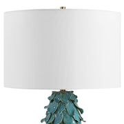 Uttermost 30683 Mina Teal Blue Table Lamp