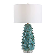 Uttermost 30683 Mina Teal Blue Table Lamp
