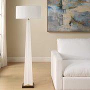 Uttermost 30684 Rosin White Floor Lamp