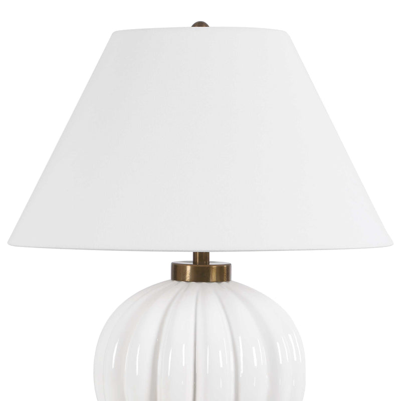 Uttermost 30663 Irena White Sphere Table Lamp