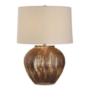 Uttermost 30667-1 McKinley Textured Brown Table Lamp