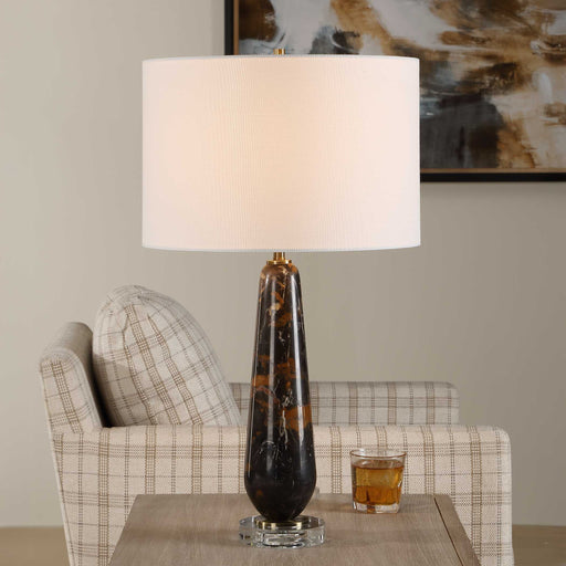 Uttermost 30670-1 Dames Dark Marble Table Lamp