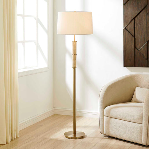 Uttermost Verlaine Travertine Floor Lamp