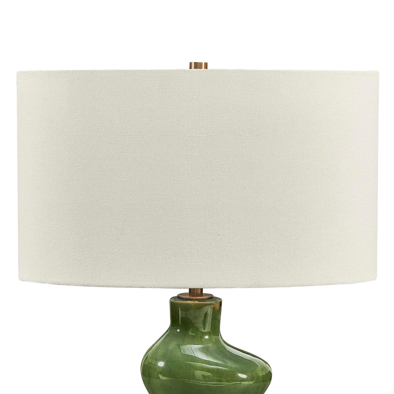 Uttermost Esall Dark Green Table Lamp