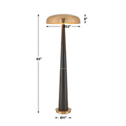 Uttermost Davis Black Floor Lamp