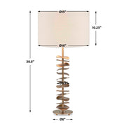 Uttermost Akoa Metal Disc Table Lamp