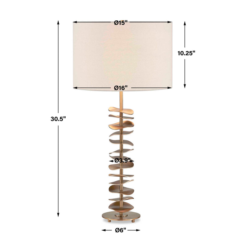 Uttermost Akoa Metal Disc Table Lamp
