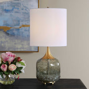 Uttermost Glenn Mottled Glass Table Lamp