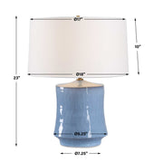 Uttermost Kamara Powder Blue Table Lamp