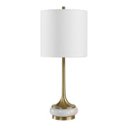 Uttermost Molena Brass & Pearly Stone Table Lamp