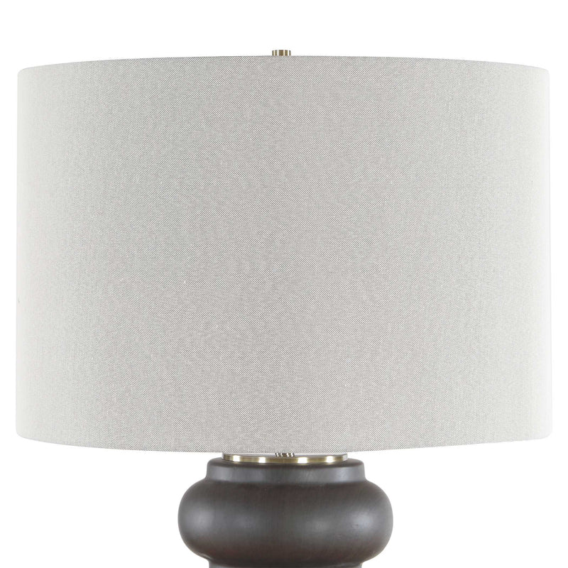 Uttermost Macon Matte Black Table Lamp
