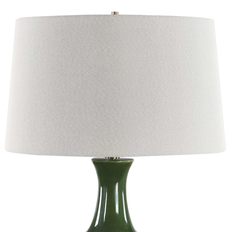 Uttermost Tennille Green Table Lamp