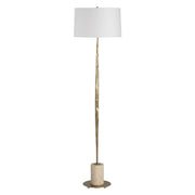 Uttermost Halen Brass Floor Lamp