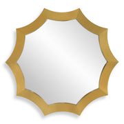 Uttermost 09906 Flare Brushed Brass Round Mirror