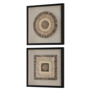 Uttermost 04367 Intertwine Knit Paper Shadow Box Set/2