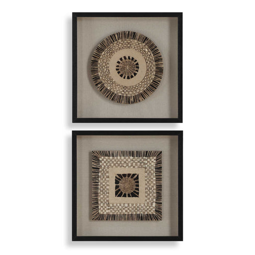 Uttermost 04367 Intertwine Knit Paper Shadow Box Set/2