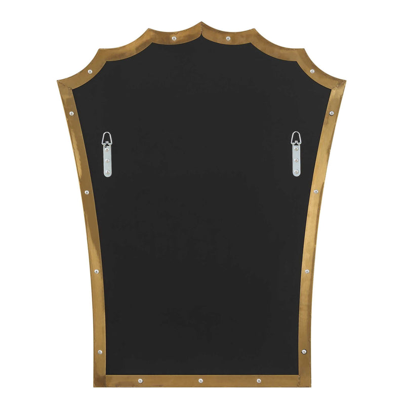 Uttermost 09972 Monarch Scalloped Arched Vanity Mirror