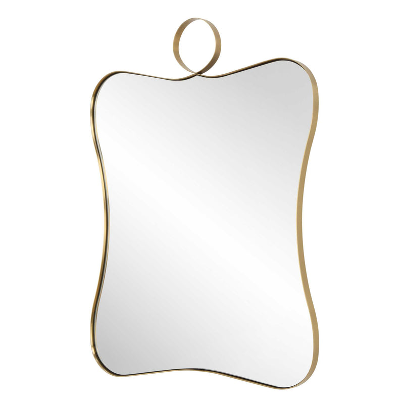 Uttermost 09974 Talia Brass Vanity Mirror