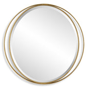 Uttermost 09991 Rhodes Gold Round Mirror
