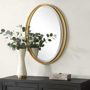 Uttermost 09992 Rhodes Gold Oval Mirror