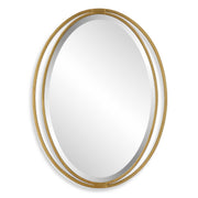 Uttermost 09992 Rhodes Gold Oval Mirror
