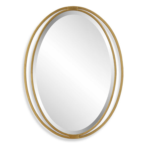Uttermost 09992 Rhodes Gold Oval Mirror