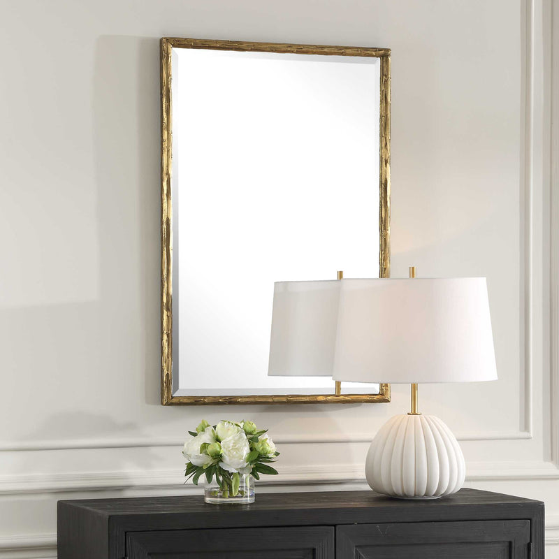 Uttermost 09993 Sutton Gold Vanity Mirror
