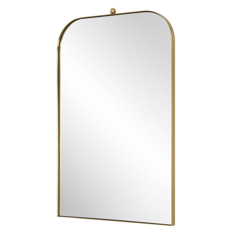 Uttermost 08185 Cassidy Brass Arch Mirror