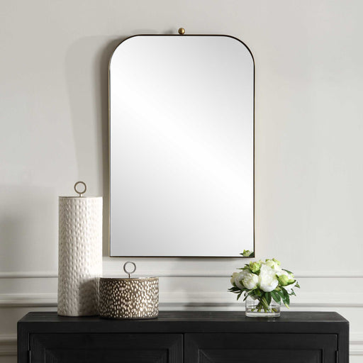 Uttermost 08185 Cassidy Brass Arch Mirror