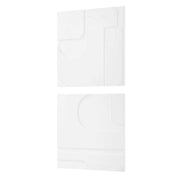 Uttermost 04373 Contours White Wall Decor Set/2