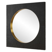 Uttermost 09984 Ember Black Square Mirror