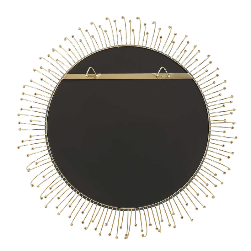 Uttermost 09985 Aga Round Gold Mirror