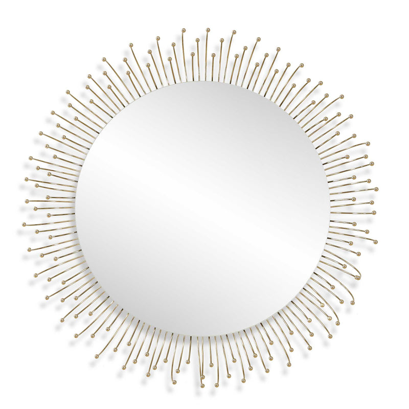 Uttermost 09985 Aga Round Gold Mirror