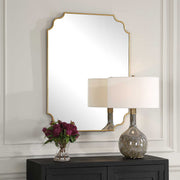 Uttermost 09987 Lennyn Gold Vanity Mirror