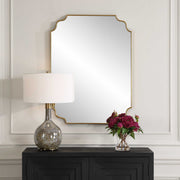 Uttermost 09987 Lennyn Gold Vanity Mirror