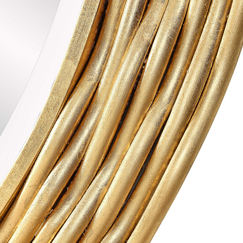 Uttermost 08193 Celeste Gold Round Mirror