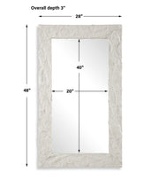 Uttermost 08187 Quarry Rectangle Stone Veneer Mirror