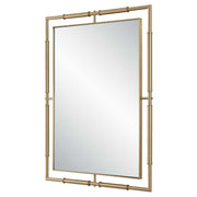 Uttermost 08188 It's All Connected Rectangle Brass Mirror