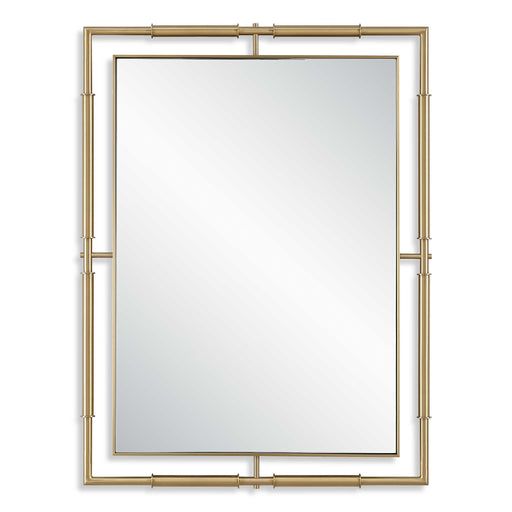 Uttermost 08188 It's All Connected Rectangle Brass Mirror