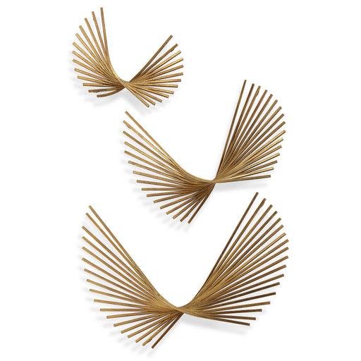 Uttermost 04375 Coreograph Antique Gold Wall Decor Set/3