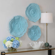 Uttermost 04378 Ocean Gems Blue Wall Decor Set/3