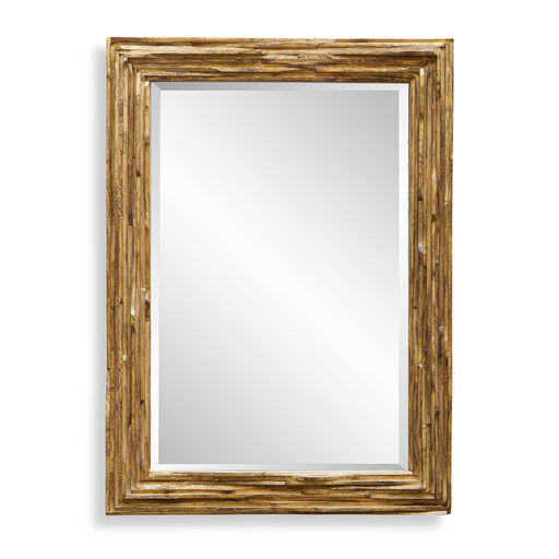 Uttermost 08213 Overlap Teak Wood Mirror