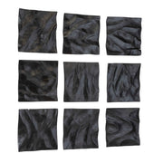 Uttermost 04377 Malosi Black Wood Wall Decor Set/9