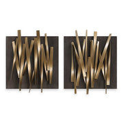Uttermost 04382 Crosshatch Metal Wall Decor Set/2