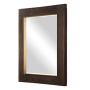 Uttermost 08218 Catron Aged Walnut Mirror