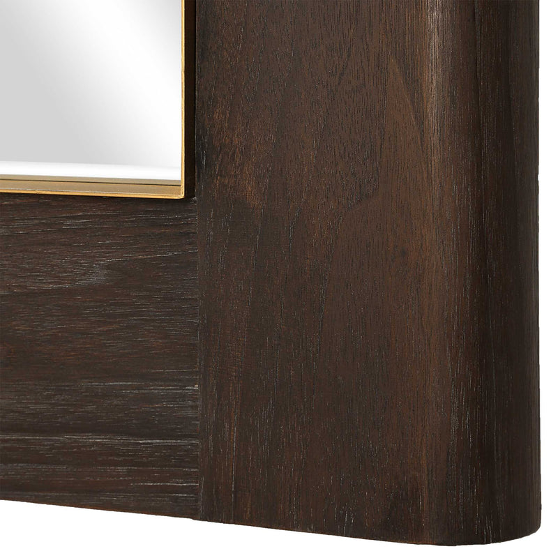Uttermost 08218 Catron Aged Walnut Mirror