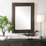 Uttermost 08218 Catron Aged Walnut Mirror