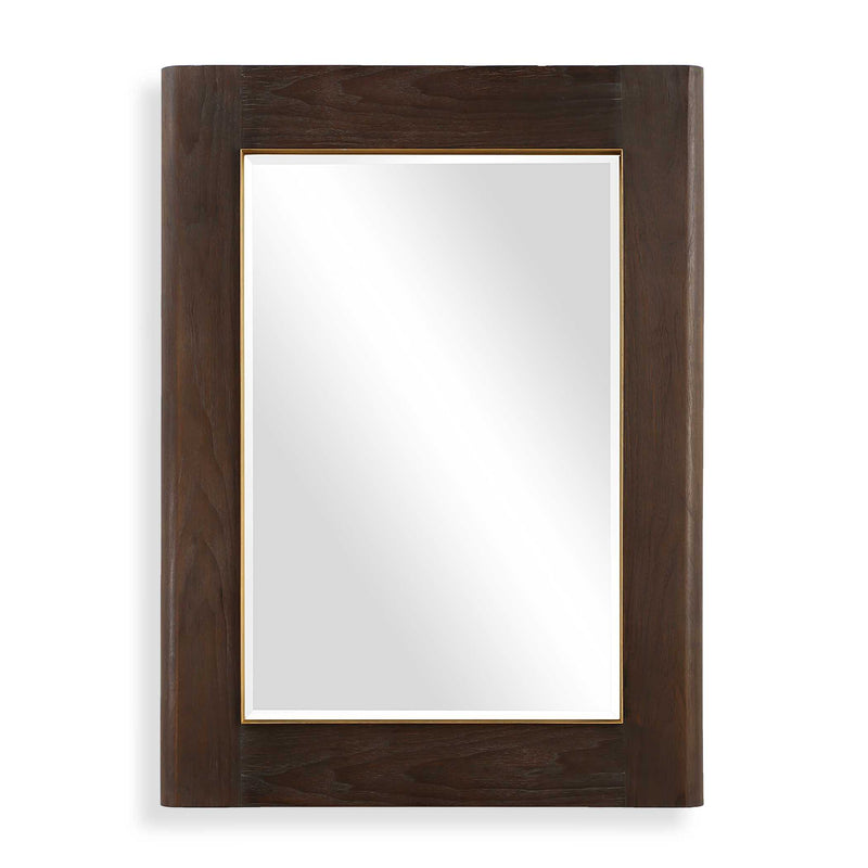Uttermost 08218 Catron Aged Walnut Mirror