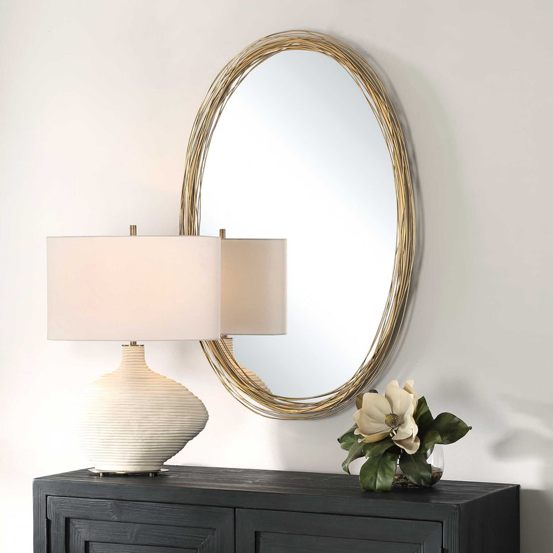 Uttermost 08226 Gillian Oval Mirror