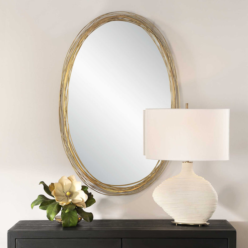 Uttermost 08226 Gillian Oval Mirror
